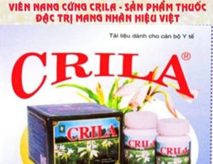 Viên nang cứng Crila- sản phẩm thuốc đặc trị mang nhãn hiệu Việt