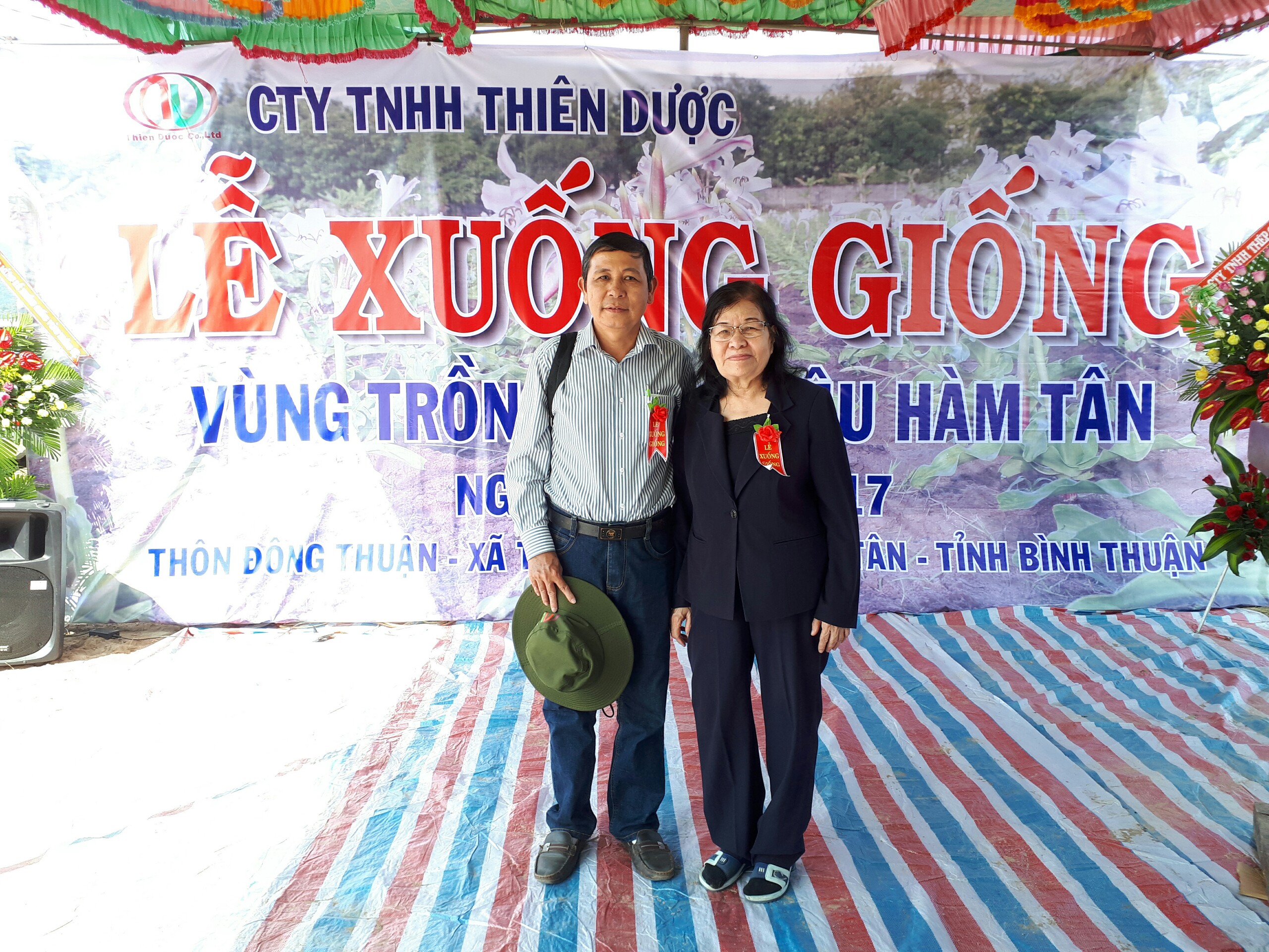 Lễ xuống giống Vùng trồng Hàm Tân - Bình Thuận